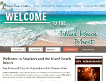 Tablet Screenshot of islandbeachresort.net
